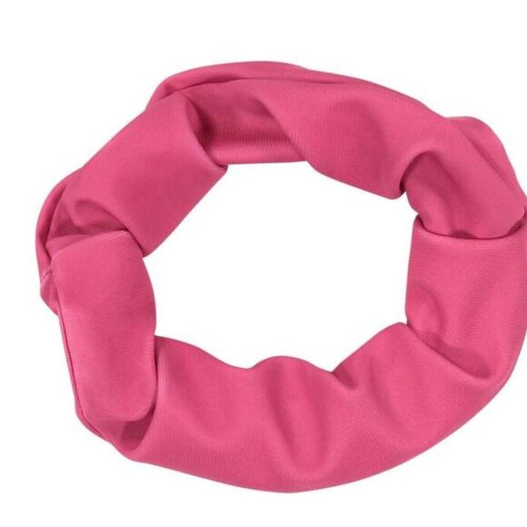 Andy and Evan pink and blue Aqua Animals rash gaurd swim with scrunchie NWT - Picture 3 of 5